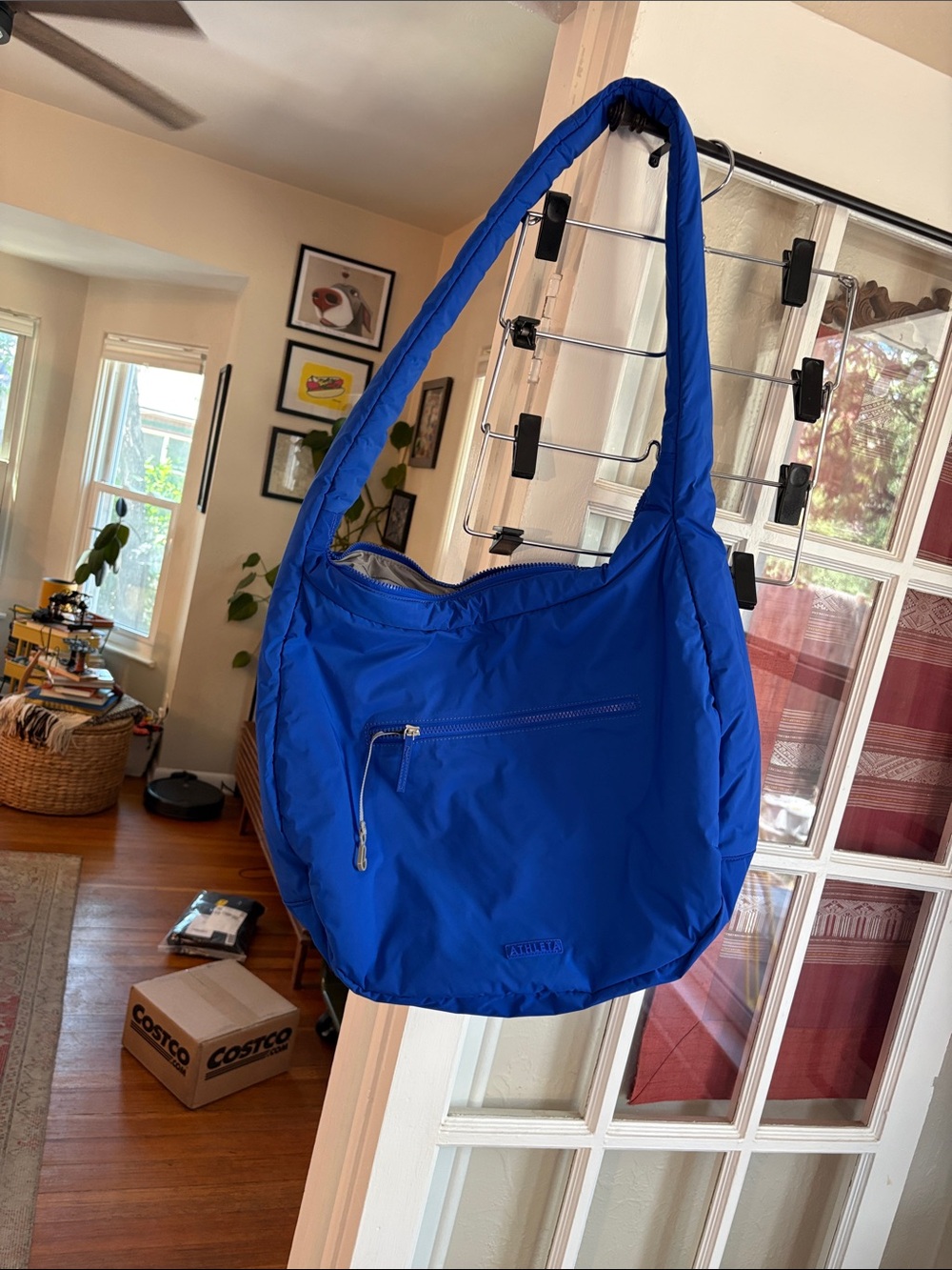 Athleta All About Oversized Crossbody Hobo Bag (Varsity)